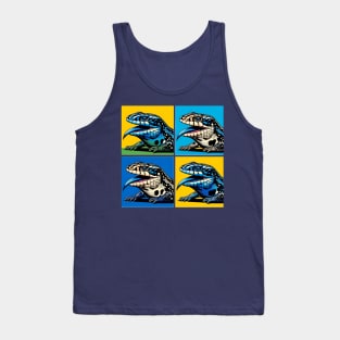 Blue Tongue Skink Pop Art - Cool Lizard Tank Top